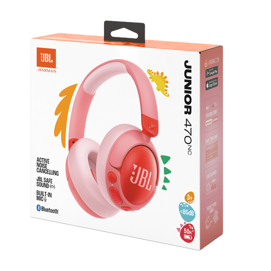 JBL Junior 470NC | Wireless over-ear noise cancelling kids headphones